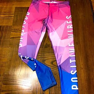 Positive vibes leggings